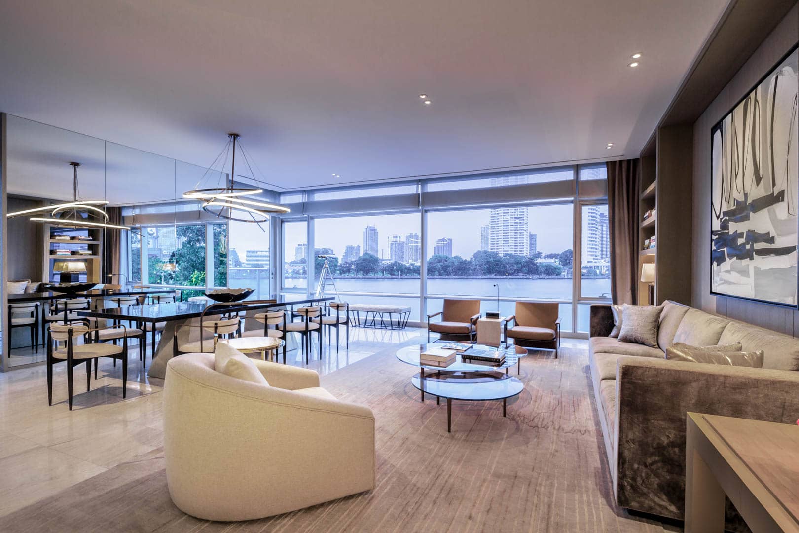 Four Seasons Private Residences Living room